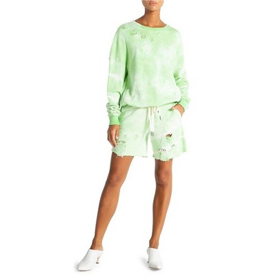 n:philanthropy Womens Coco Distressed Casual Walking Shorts
