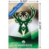 Trends International NBA Milwaukee Bucks - Logo 16 Unframed Wall Poster Prints - 3 of 4