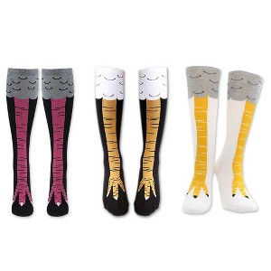 Funny Chicken Leg Knee High Socks (Women's Sizes, Adult Medium) - 1 of 4