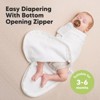 KeaBabies 3pk Organic Swaddle Sleep Sacks Baby, Newborn Swaddles Wrap 0-3 Months, Soft Premies Wearable Swaddle Blanket - 2 of 4