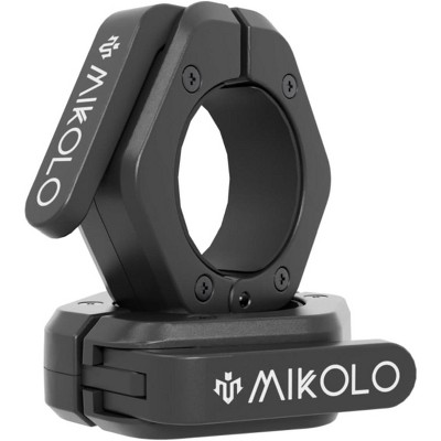 Magnetic Barbell Clamps, 2 Inch Olympic Barbell Clips with Anti Slip TPR Lining and Quick Release for Home and Gym Use