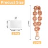 Unique Bargains Cotton Lanyard Handmade Multi-Purpose Phone Wrist Straps 2 Pcs 7 Inch - 2 of 4