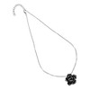 Women's Rose Pendant Necklace - Midnight Black - 2 of 4