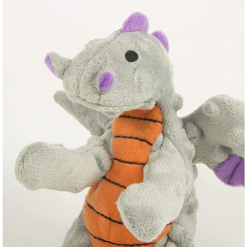 goDog Dragons Squeaker Plush Pet Toy for Dogs & Puppies, Soft & Durable, Tough & Chew Resistant, Reinforced Seams, 1 of 6
