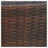 Weston Wicker Patio Side Table with Glass Top: Weather-Resistant, No Assembly - Christopher Knight Home - 2 of 4