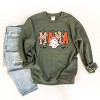 Simply Sage Market Mama Checkered Girl Ghost Sweatshirt - 3 of 4