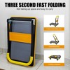 NAYSAYE Foldable Platform Dolly Heavy Duty Flatbed Cart with Swivel Wheels and Anti Slip Plate for Loading and Storage, Yellow, 28.74"*18.5"*32.68" - 4 of 4