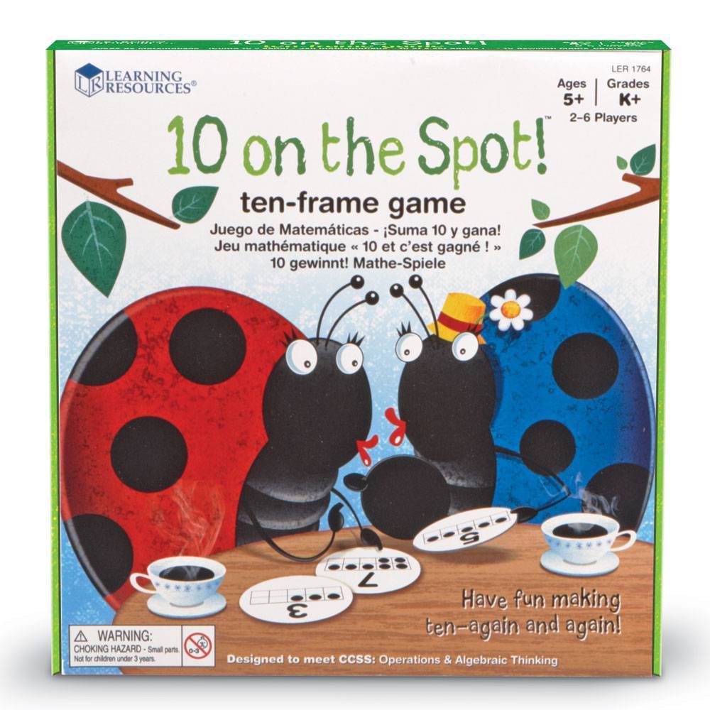 UPC 765023817645 product image for Learning Resources 10 on the Spot! Ten-Frame Game | upcitemdb.com