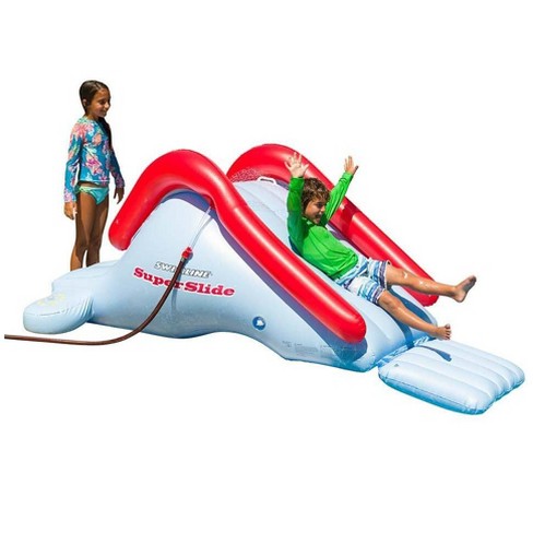 Large Inflatable Water Slide With Pool