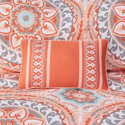 King Coral Microfiber Bohemian Comforter Set