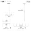 Livex Lighting Solna 6 - Light Chandelier in  Polished Chrome - 2 of 4