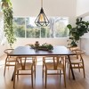 1-Light Vintage Plug-In Hanging Pendant with Hemp Rope and Black Socket - 4 of 4
