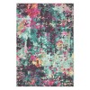 Modern Abstract Area Rug Washable Rug Soft Foldable Accent Rug Low Pile stain-Resistant Rugs - 3 of 4