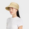 Straw Visor Hat - A New Day™ - 2 of 4