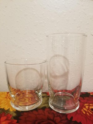 12pc Glass Lenoir Highball And Double Old Fashion Glass Set
