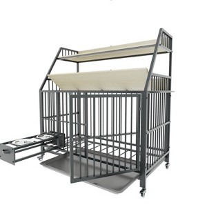 Gulches 40in H x 48in W x 24in D StoreCage Pet Crate Black Beige 1 Pack Cat Dog Livestock Supplies Product type - 1 of 4