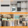 Aheaplus Closet System with 2-Drawers,Wardrobe Clothes Rack with 4 Hanging Rods - 4 of 4