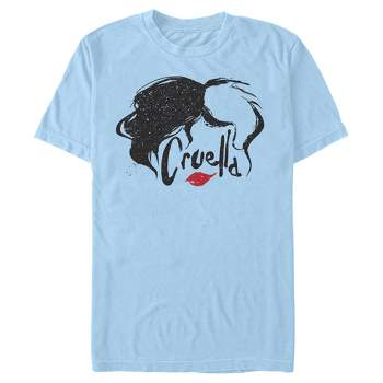 Men's Cruella Red Lips Logo T-Shirt