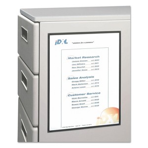 C-Line Magnetic Cubicle Keepers Display Holders 9 13/64 x 11 11/16 Clear 2/Pack 37911 - 1 of 4