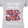 Women's - Forrest Gump - Life Is Like A Box Of Chocolates Fitted Graphic T-Shirt - 2 of 3