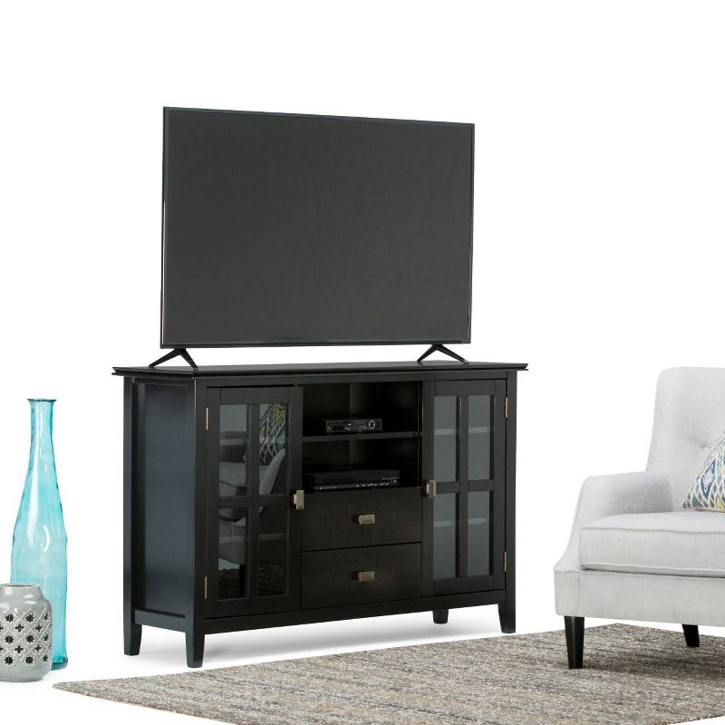 Stratford Solid Wood Tall TV Stand for TVs up to - WyndenHall, 3 of 13