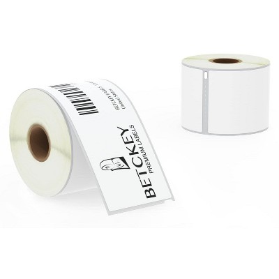 BETCKEY  Compatible  99019 , 25/16in x 71/2in Large Lever Arch File Labels, Compatible with  Labelwriter 450, 4XL, Rollo & Zebra Desktop Printers