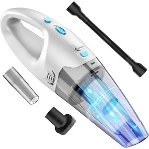 Teendow Powerful Cordless Vacuum Cleaner, Stick Vacuum with 85,000RPM for Hardwood, Pet Hair, Rug and Carpet, White - 1 of 1