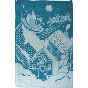 Decorative Towel And To All A Good Night Jacquard 100% Cotton  Santa 103816 28.0 Inch And To All A Good Night Jacquard 100% Cotton  Santa Kitchen - 1 of 3