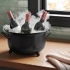 10.5L Halloween Steel Cauldron Beverage Tub Black - Threshold™: Cold Drink Dispenser, Steel Drink Bucket - 2 of 3