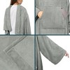 PAVILIA Fleece Wearable Blanket with Sleeves, Warm Cozy Soft Functional Lightweight Sleeved Throw Adults Men Women - 3 of 4