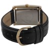 Peugeot Men's 43 x 30 mm Black Vintage Tank Leather Strap Watch - 2 of 4