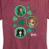 Women's - Barbie - St. Patrick's Day St. Paddys Collage Short Sleeve Graphic T-Shirt - 2 of 4