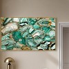 Art Remedy Agate Emerald Cut Green Abstract Wall Art Framed - 2 of 4