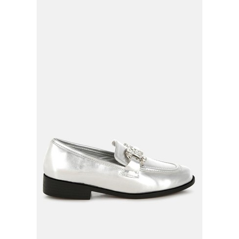 Diamante loafers outlet