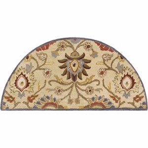 Hauteloom Caesar  Hand Tufted Tan 1012 Wool Rug - 1 of 4