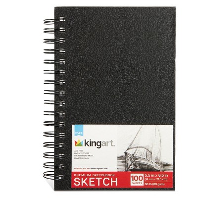 KINGART Sketchbook 5.5 x 8.5 100 Pages