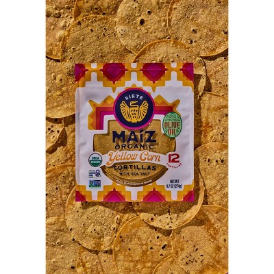 Siete Maiz Yellow Corn Tortilla - 9.7oz