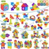 180 - Piece STEM Building Blocks - Interlocking Toy Sets,Helps Fine Motor Development - 2 of 3