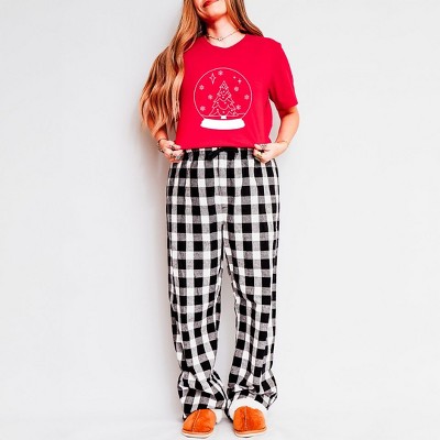 Simply Sage Market Women's Christmas Snow Globe Pajama Set