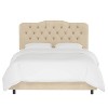 Skyline Furniture Seville Upholstered Bed in Linen - image 2 of 4