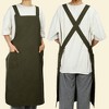 Unique Bargains Cross Back Apron with Pockets 1 Pc - 2 of 4