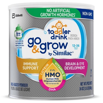 Go & Grow by Similac Toddler Drink Non-GMO Powder - 24oz