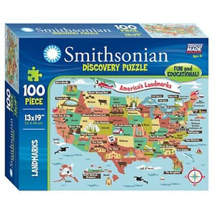 Smithsonian Americas Landmarks Puzzle 100pc - 1 of 3