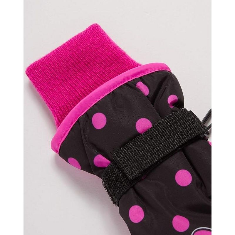 Disney Minnie Mouse Girls Winter Insulate Snow Ski Gloves or Mittens, Ages 2-7, 3 of 4