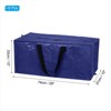 Unique Bargains Waterproof Extra Large Foldable Space Saving Storage Tote 6 Pcs - 2 of 4