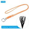 Unique Bargains Braided Wrist Polyester Keychain Wallets ID Cards Lanyard with Hook - 3 of 4
