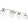 Livex Lighting Willow 4 - Light Vanity in  Brushed Nickel - 3 of 4