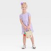 OshKosh B'gosh Toddler Girls' Solid Dress - Lavender - 3 of 3