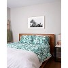 society6 Megan Galante Tropical Palm Green Brushed Cotton Sheet Set Green - 3 of 4