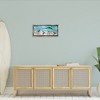 Stupell Industries Sandpipers Along Beach Shore Black Floater Framed Canvas Wall Art - 2 of 4